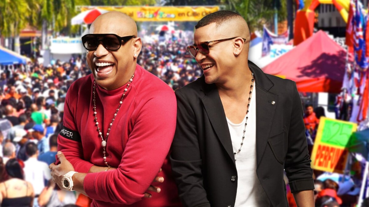 Gente de Zona Kings of the 2024 Carnival at the Calle Ocho Music Festival in Miami