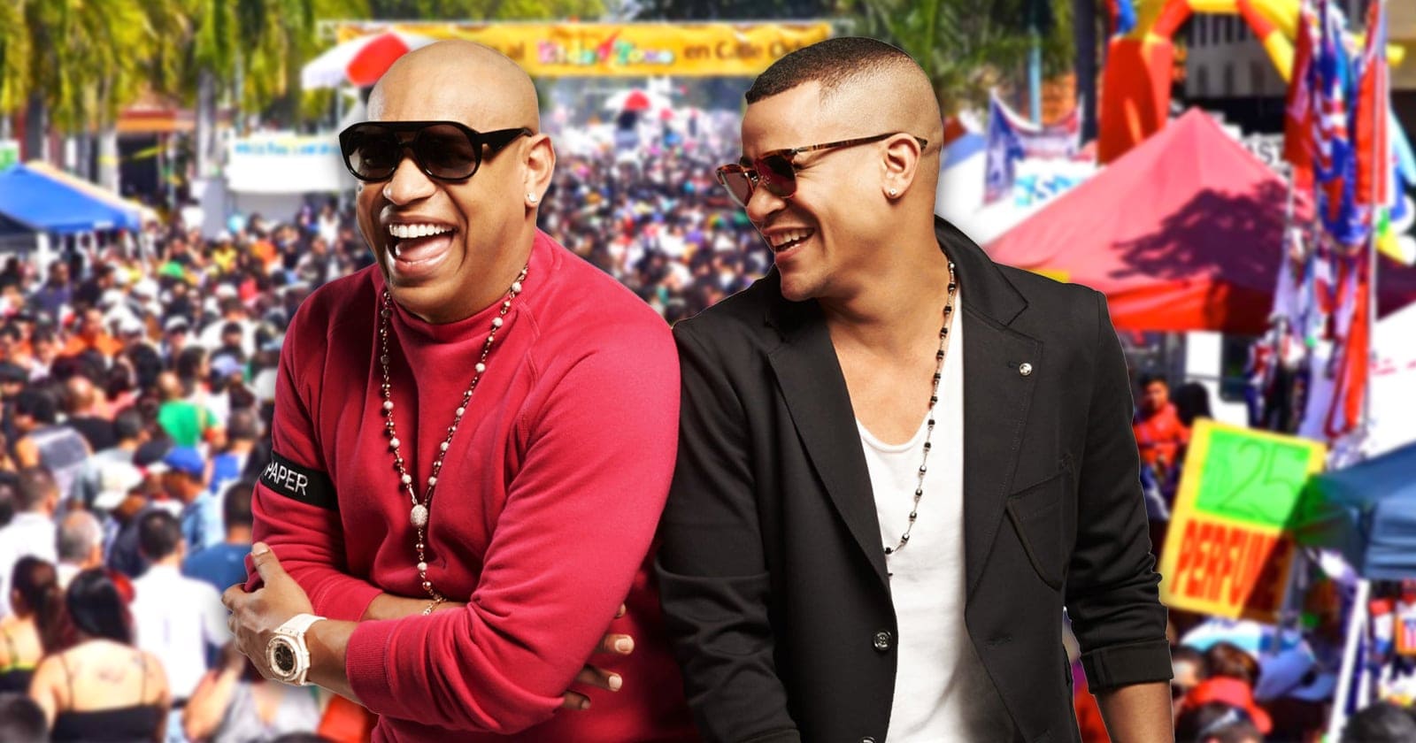 Gente de Zona Kings of the 2024 Carnival at the Calle Ocho Music Festival in Miami