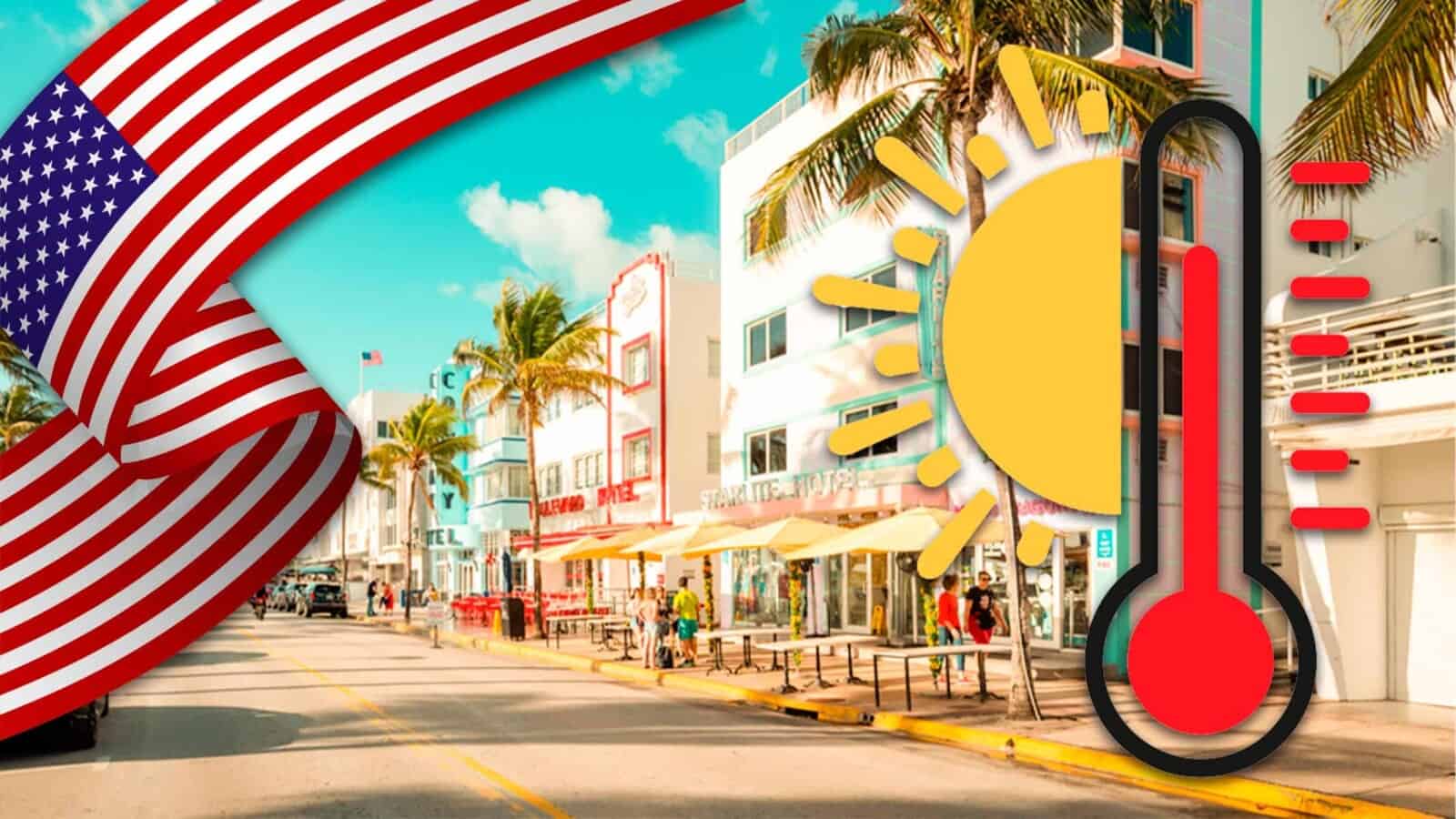 Miami Experiences Heat Wave: Heat Index May Reach 107 Degrees