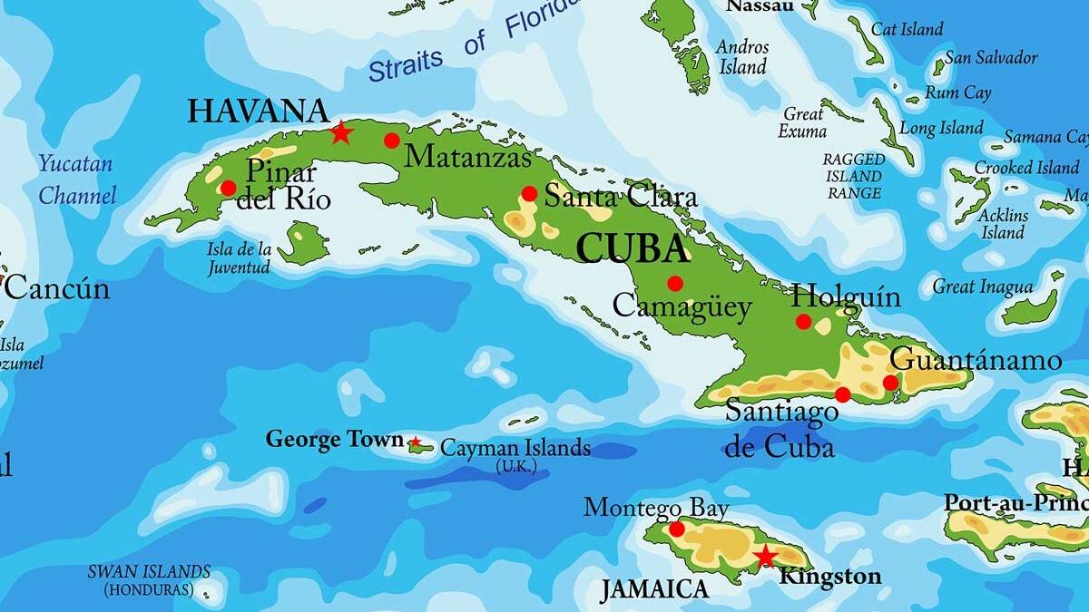 cuba map