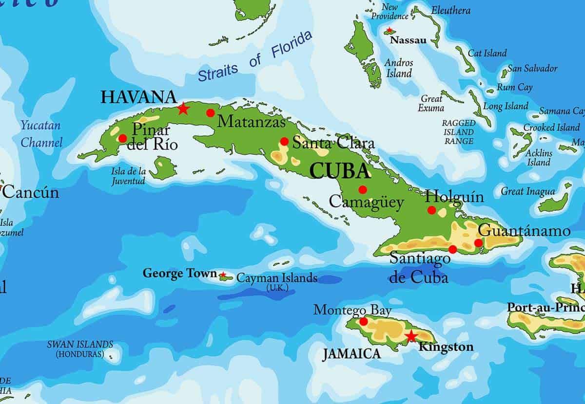 El Mapa Politico De Cuba Mapas De El Orden Mundial Eom Easy Reader 