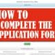 dv lottery application form