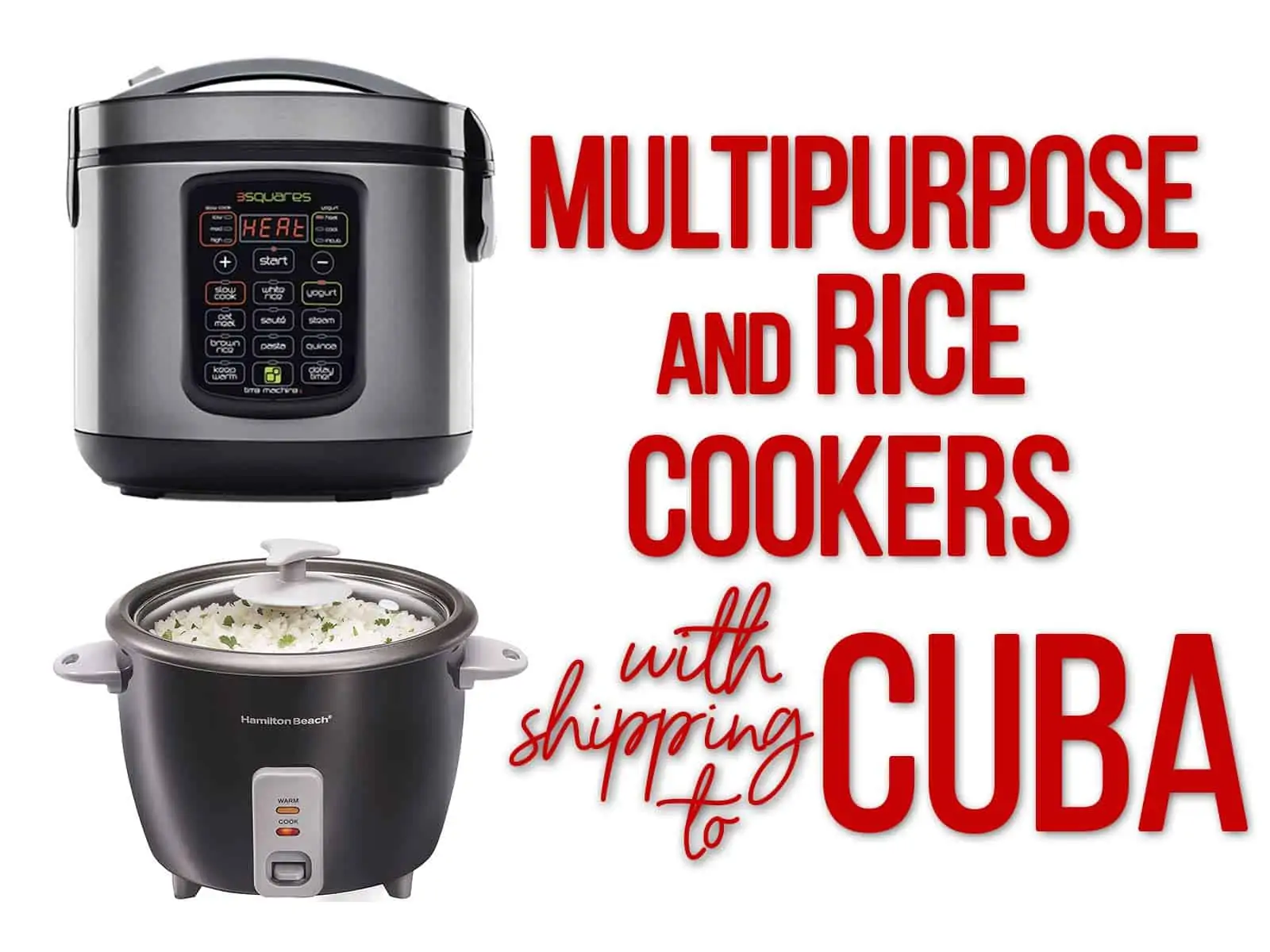 multipurpose cookers and rice cookers cuba